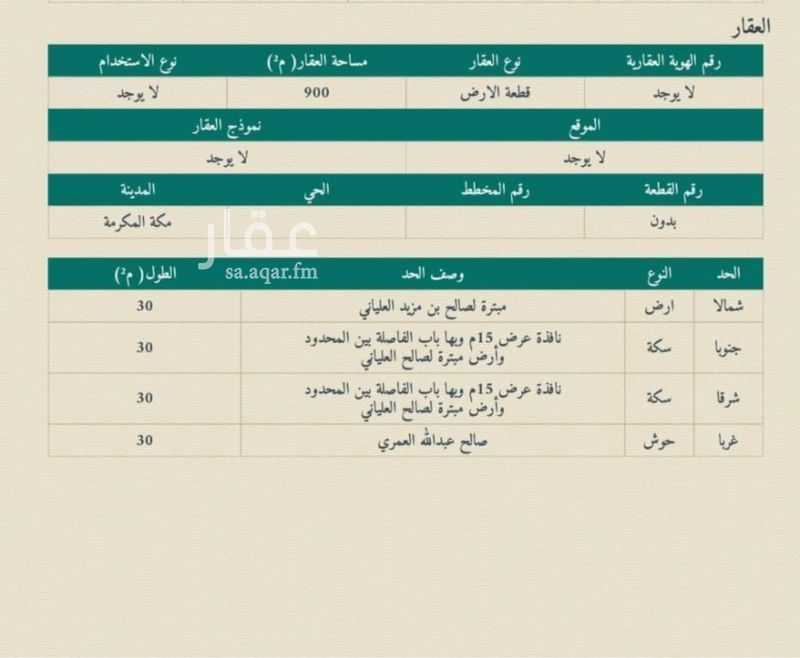 land in Al Wakef, Taif 2