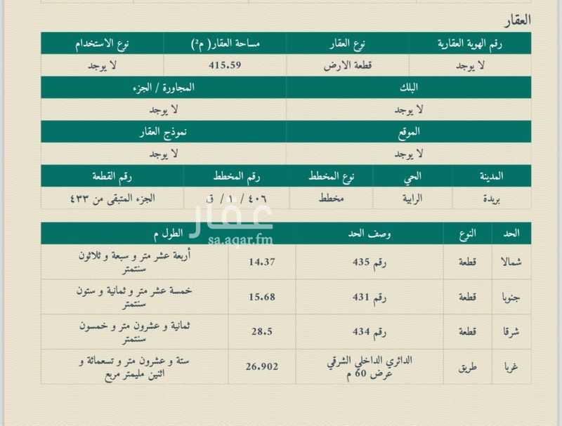 land in Al Akhdar, Qassim Region 4