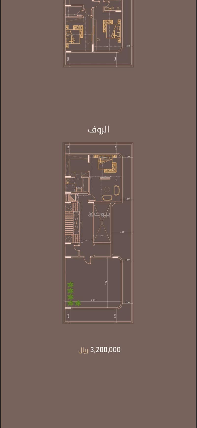 فيلا 3 غرف في البساتين، جدة 11