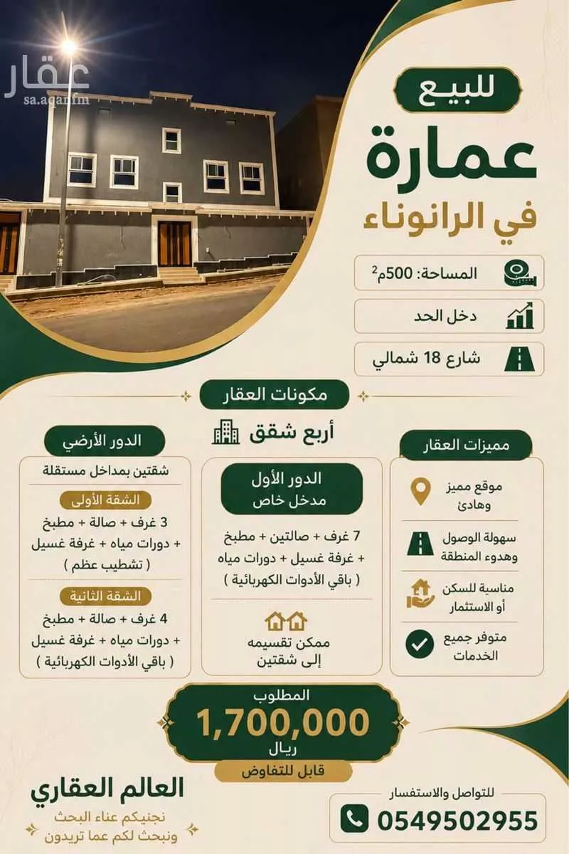 عقار 4 غرف في الرانوناء، المدينة المنورة 2