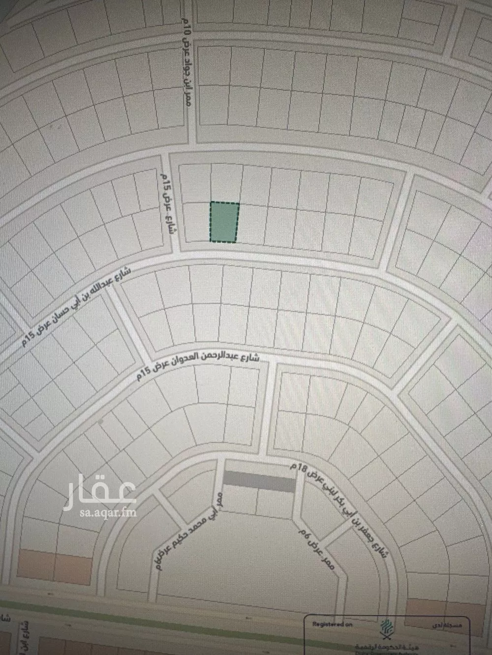 434 sqm land in Al Mahdiyyah 3