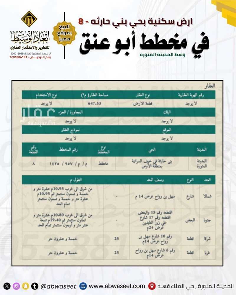 عقار  في بنى حارثة، المدينة المنورة 3