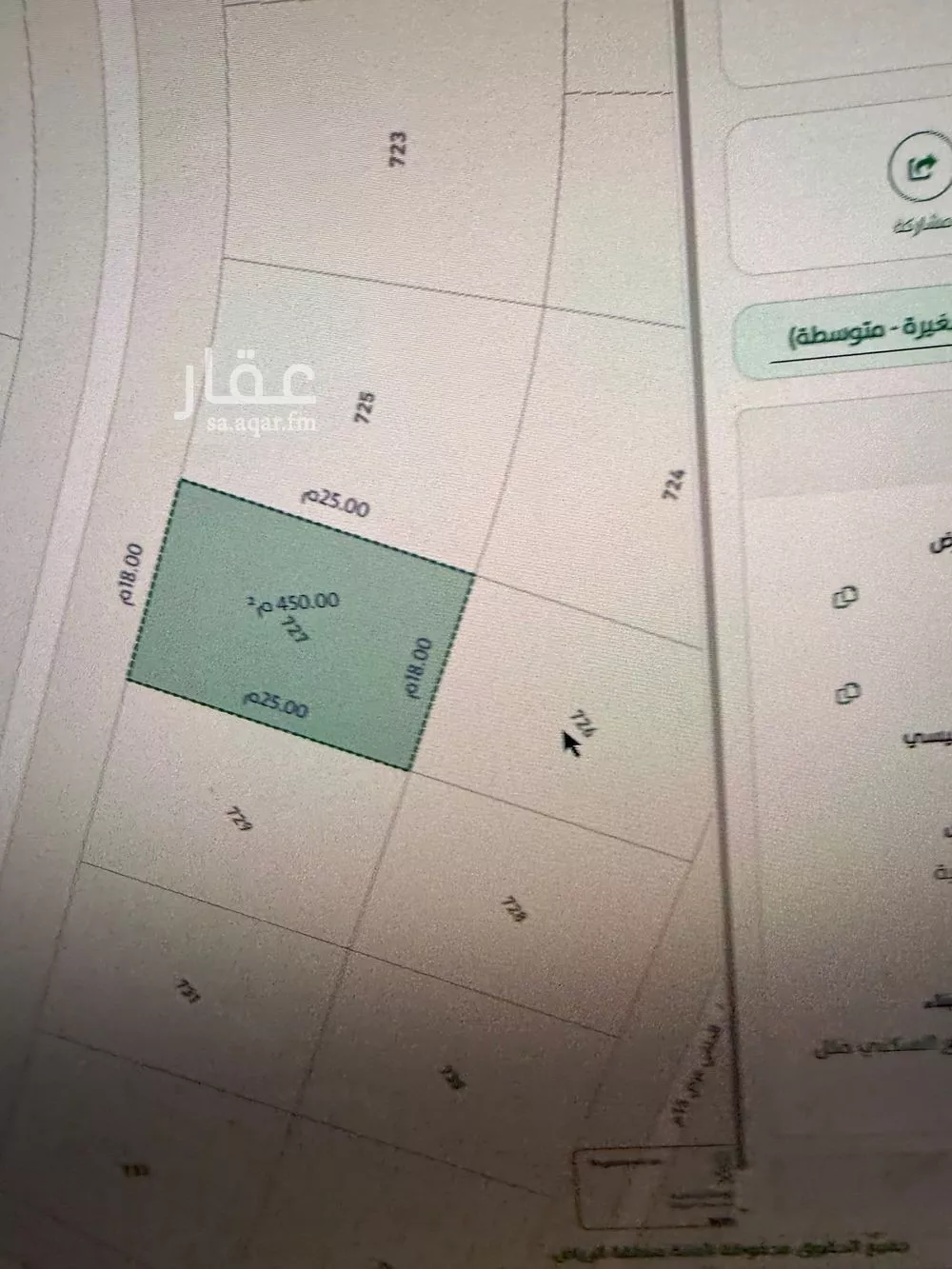 450 sqm land in Al Mahdiyyah 14