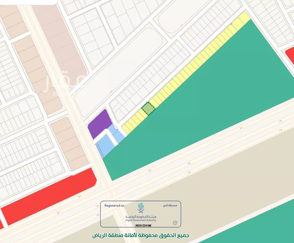 668 sqm land in Al Rimal 2
