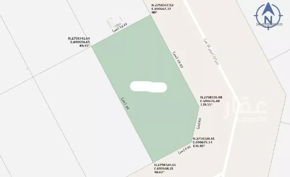 282 sqm land in Ash Sharq 3