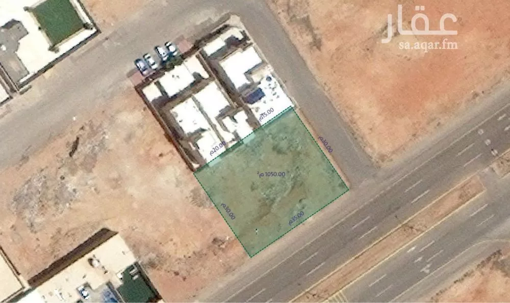 1050 sqm land in Al Mahdiyyah 4