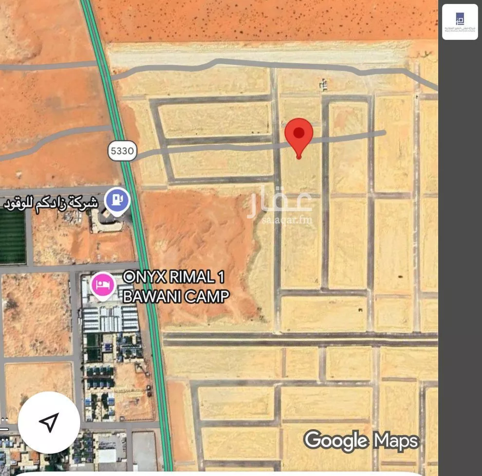 3798 sqm land in Al Rimal 3