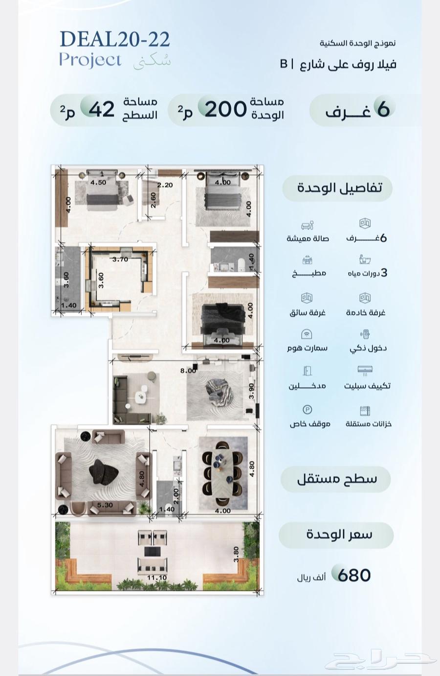 4 bedroom apartment in Al Wahah, Jeddah 14