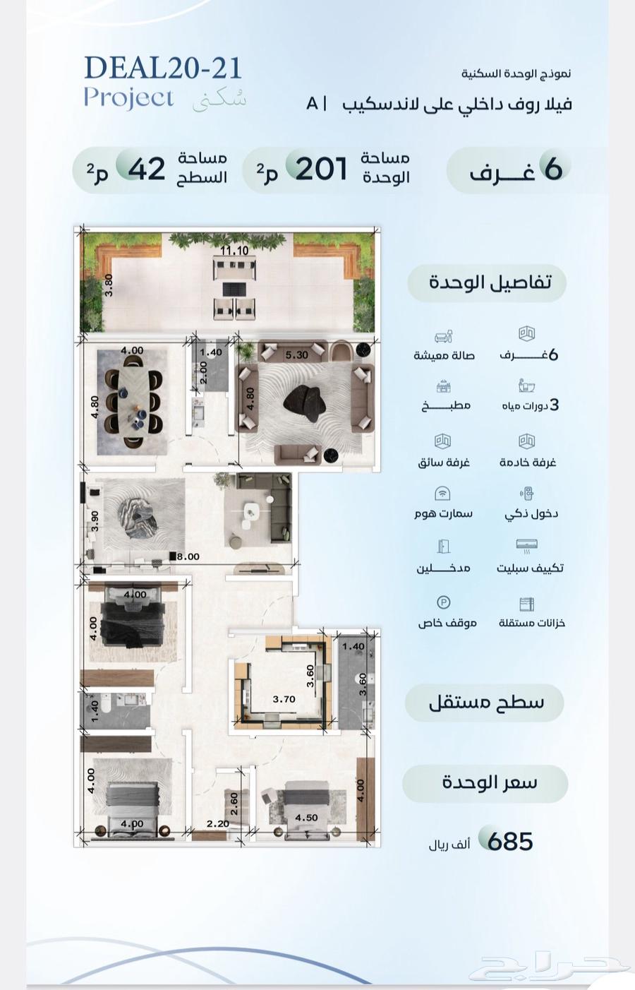 4 bedroom apartment in Al Wahah, Jeddah 5