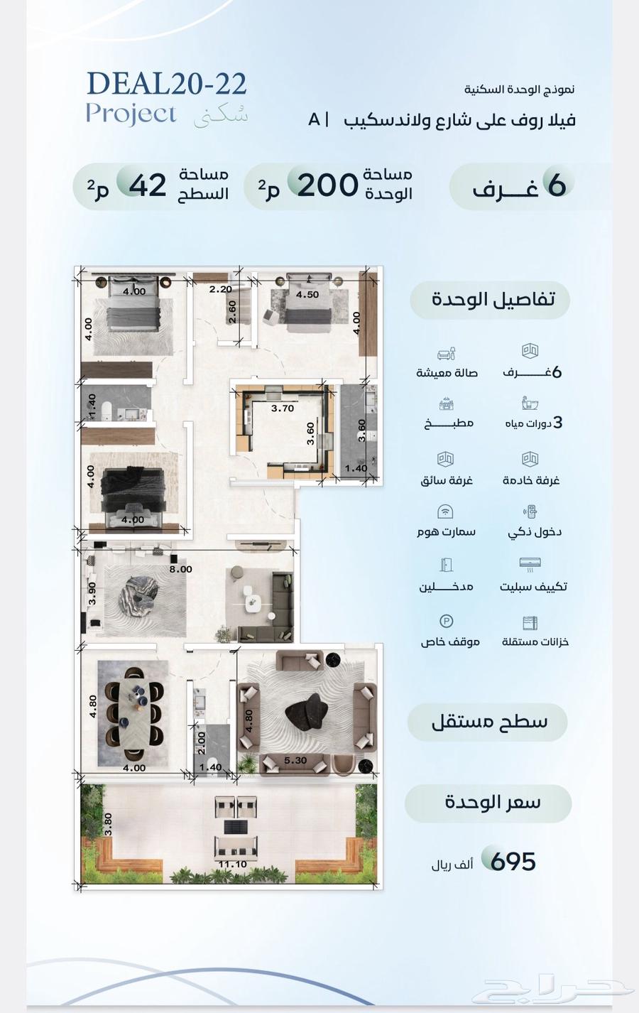 4 bedroom apartment in Al Wahah, Jeddah 15