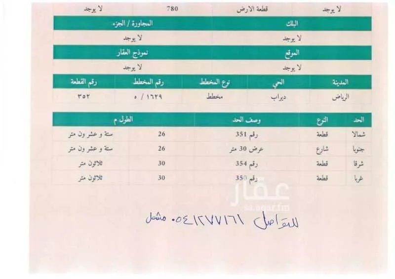 780 sqm land in Al Hazm 2