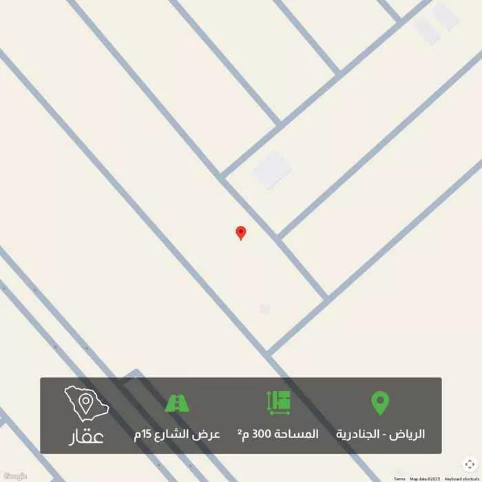 أرض 375 م² في الجنادرية 3