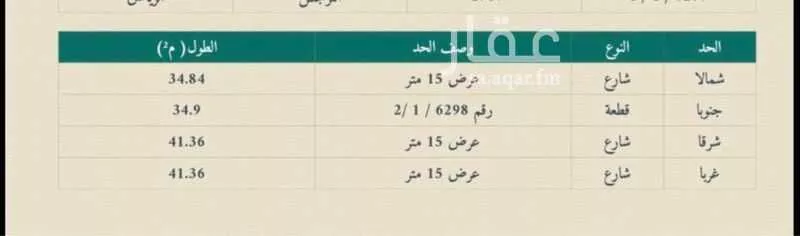 1442 sqm land in Al Narjis 8