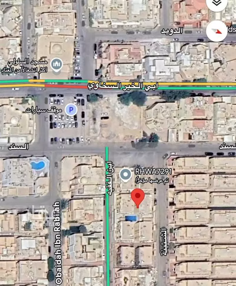 أرض 2220 م² في الورود 10