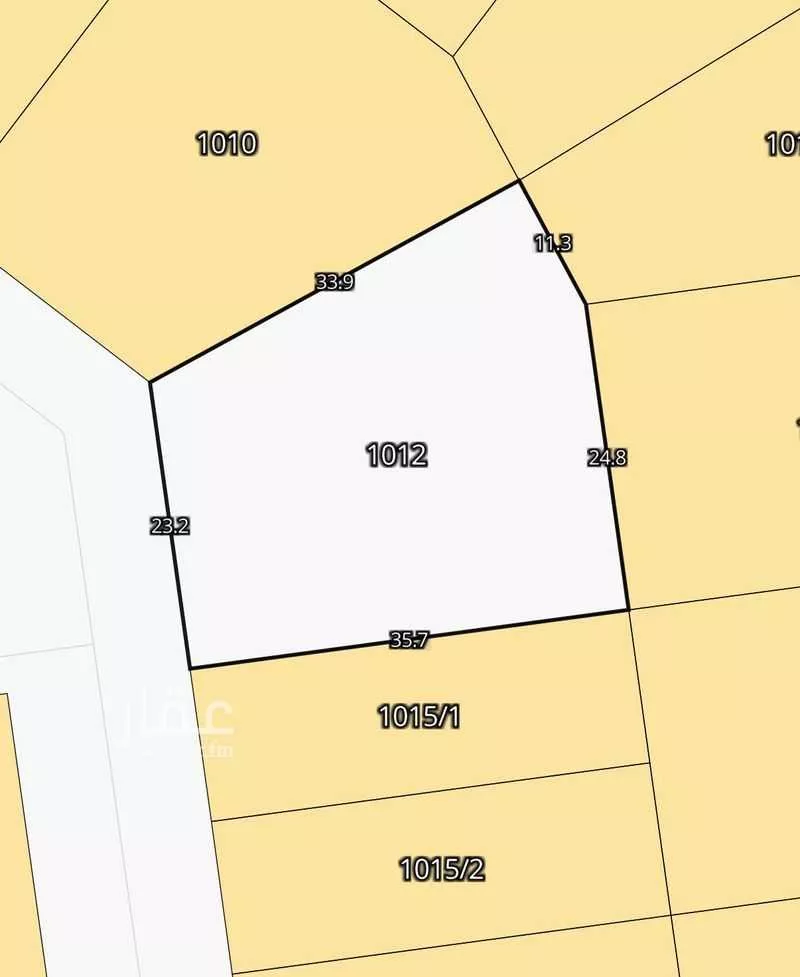 1067 sqm land in Dahiat Namar 2