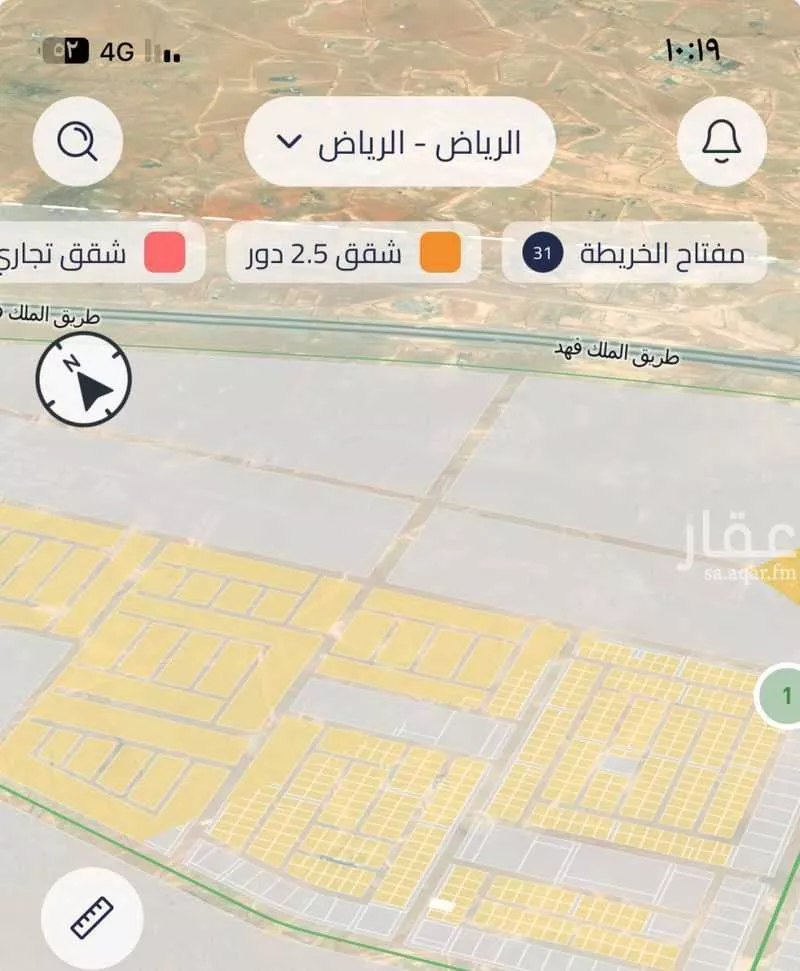 أرض 375 م² في بنبان 3