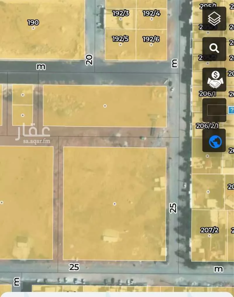 1800 sqm land in Ash Sharq 4