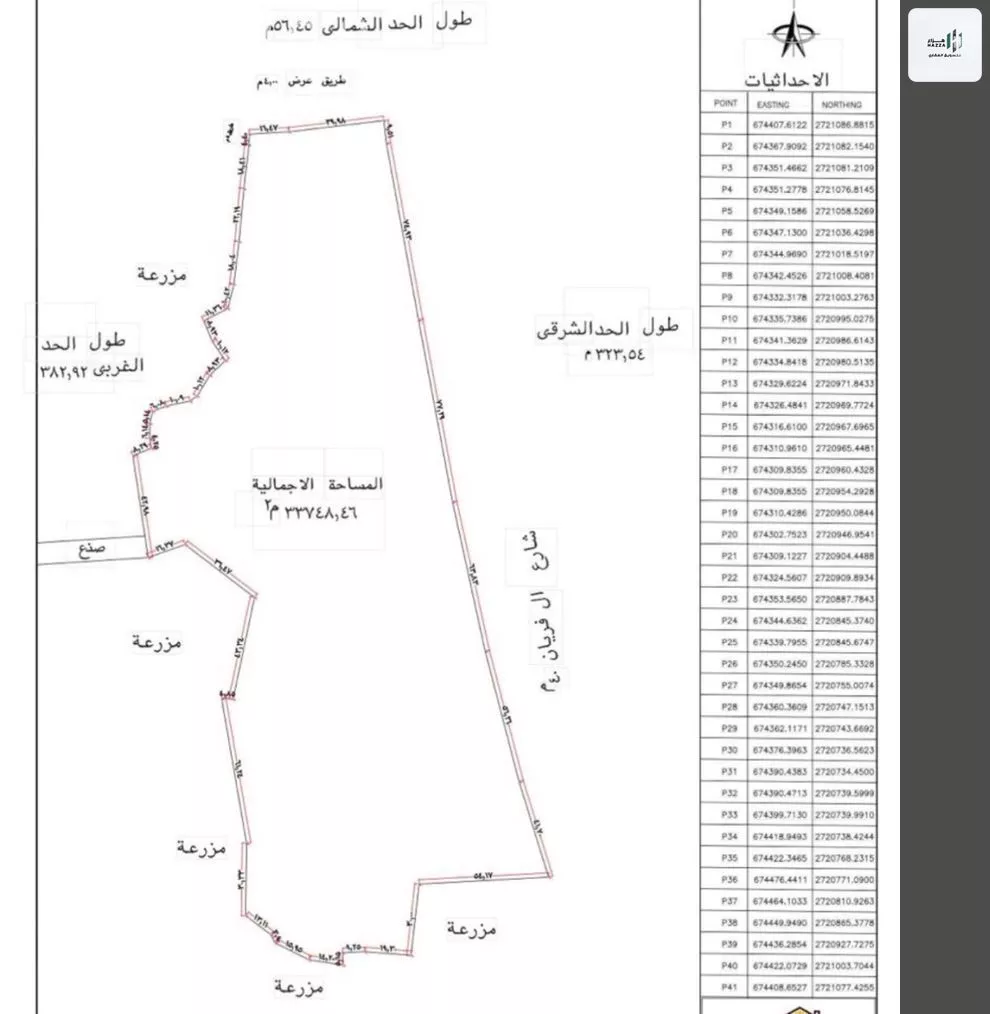 أرض 33748 م² في اليمامة 4