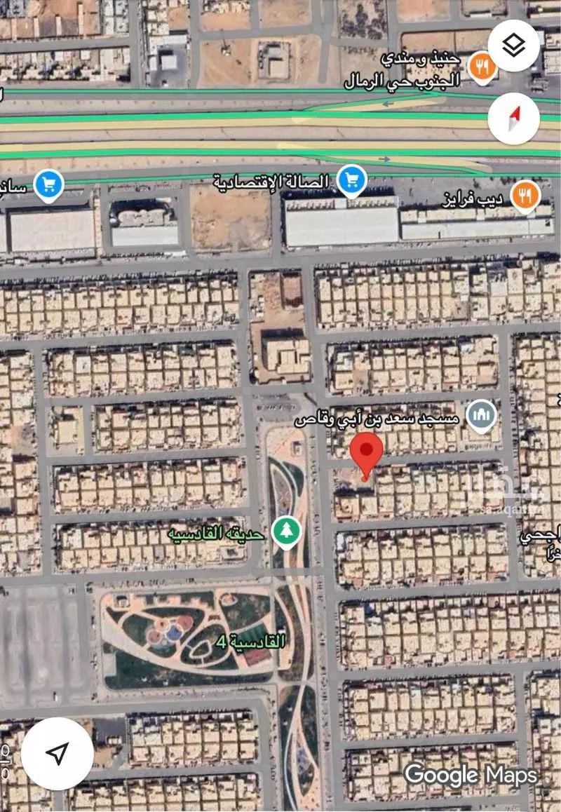 540 sqm land in Al Qadisiyah 3