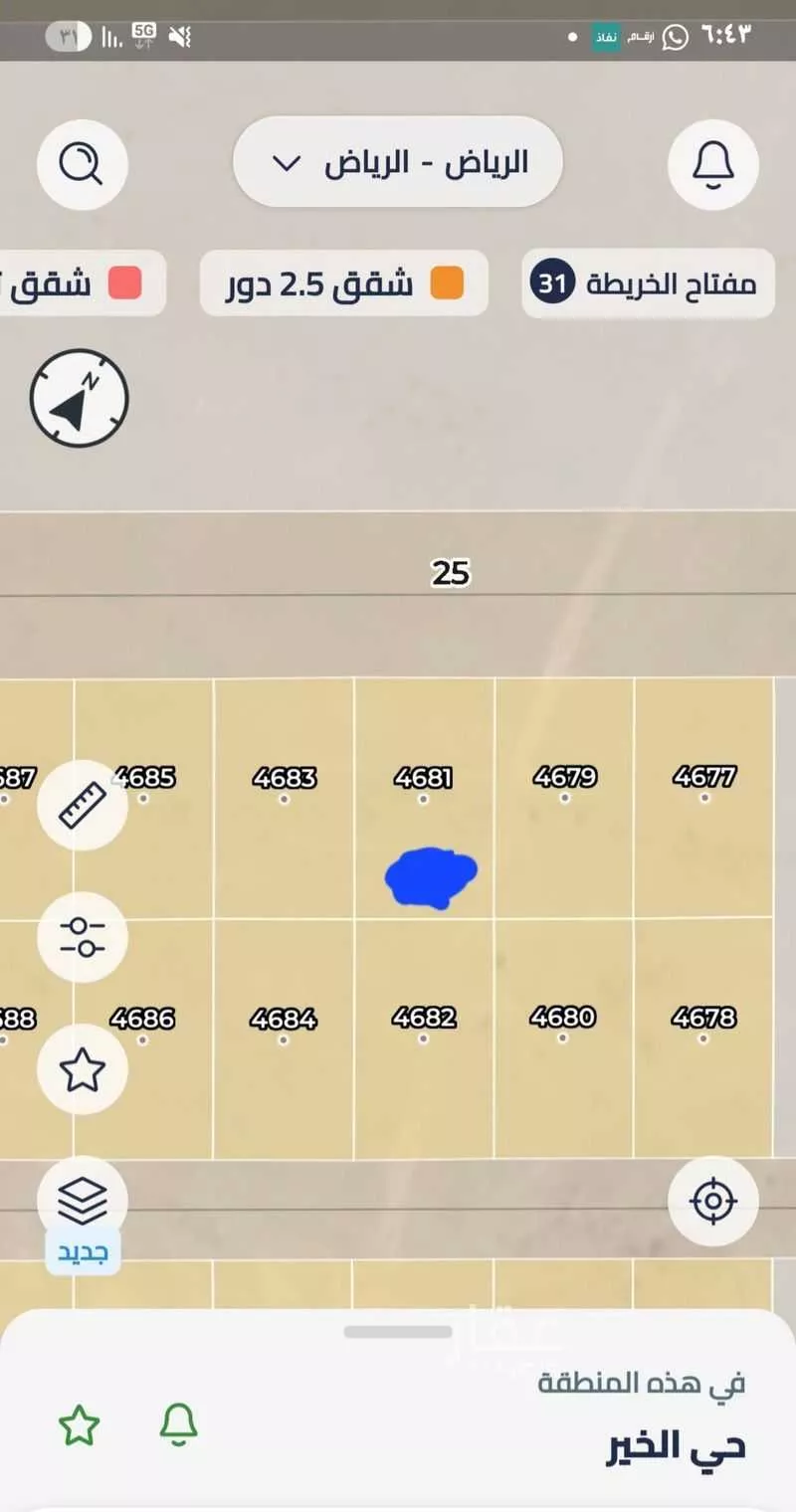 أرض 756 م² في بنبان 3
