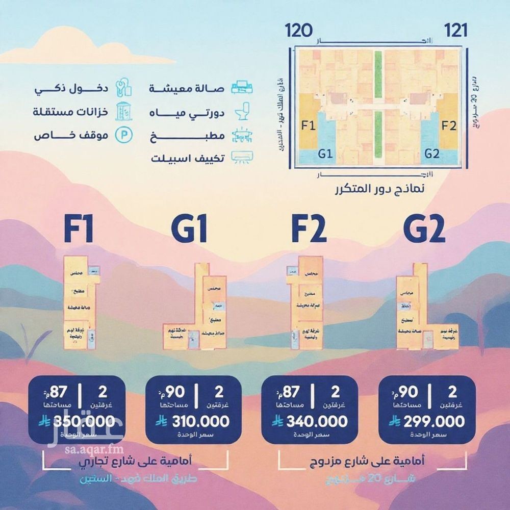 شقة 2 غرف في الورود، جدة 6