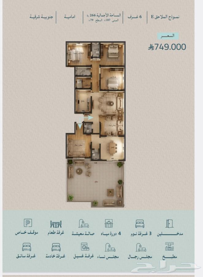 2 bedroom apartment in Al Wahah, Jeddah 19