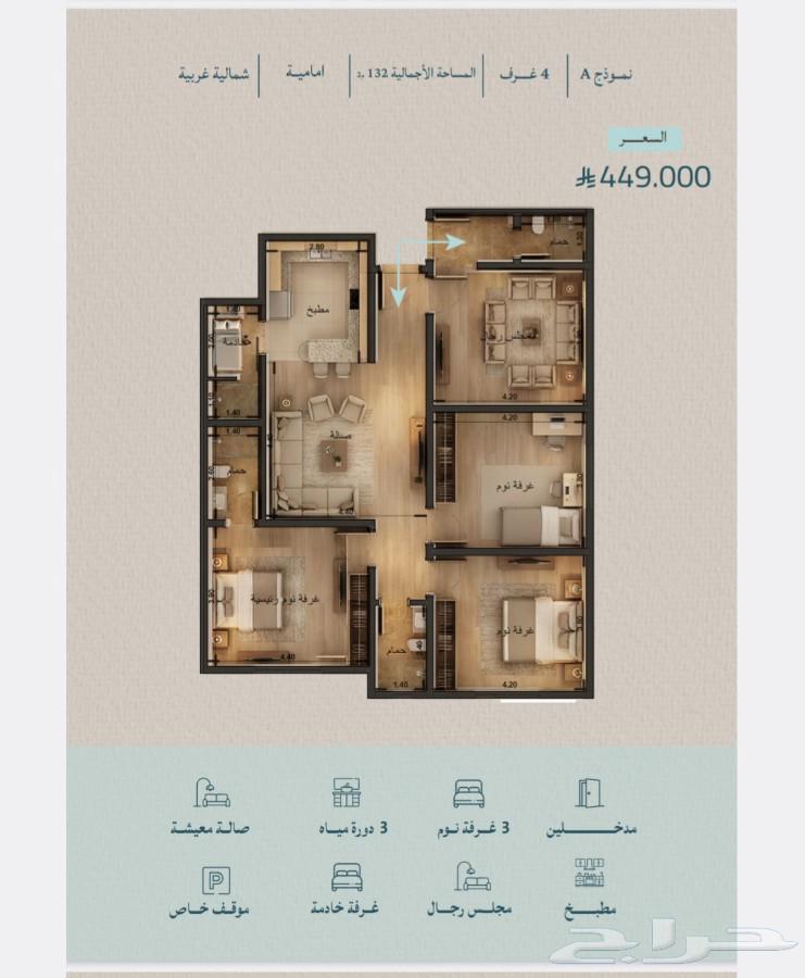 2 bedroom apartment in Al Wahah, Jeddah 24