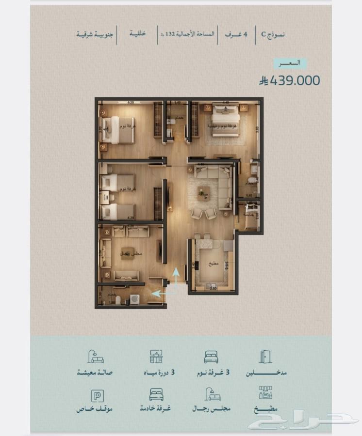 2 bedroom apartment in Al Wahah, Jeddah 22