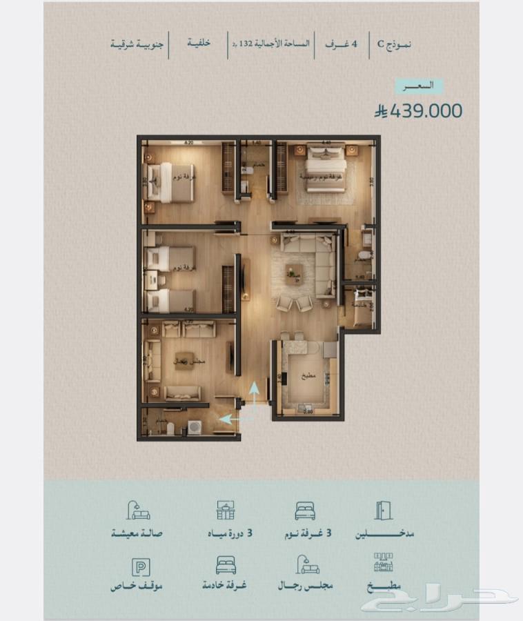 2 bedroom apartment in Al Wahah, Jeddah 21