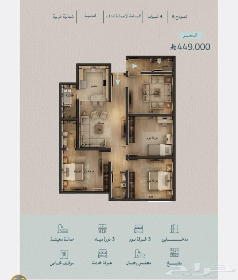 2 bedroom apartment in Al Wahah, Jeddah 25