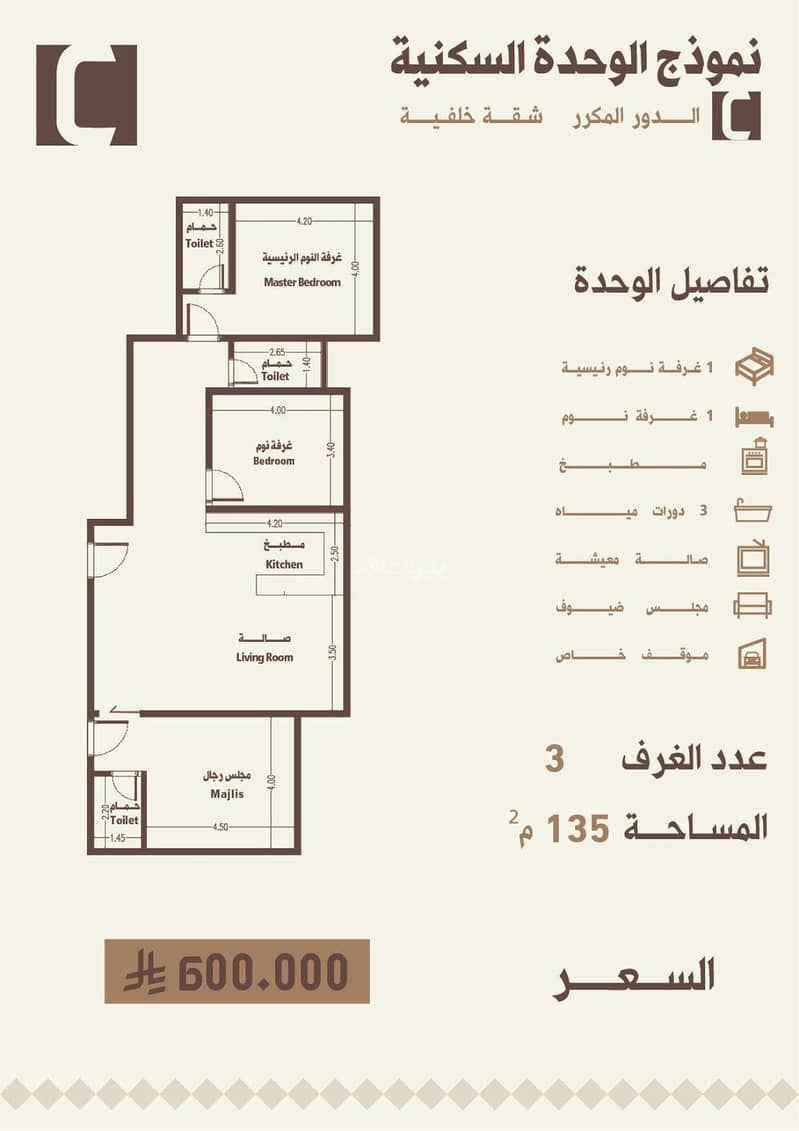 2 bedroom apartment in Al Naseem, Makkah 17