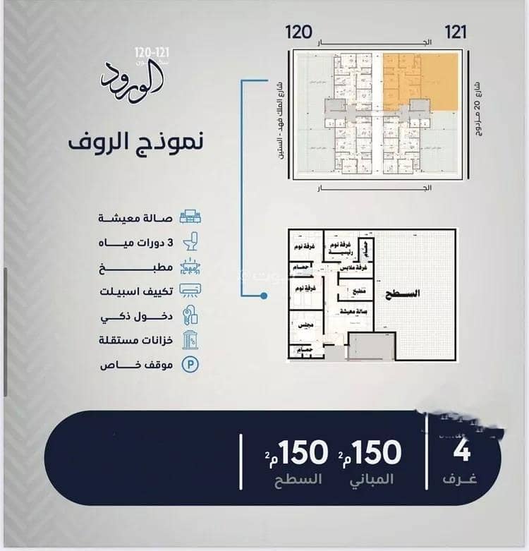 شقة 2 غرف في الورود، جدة 9