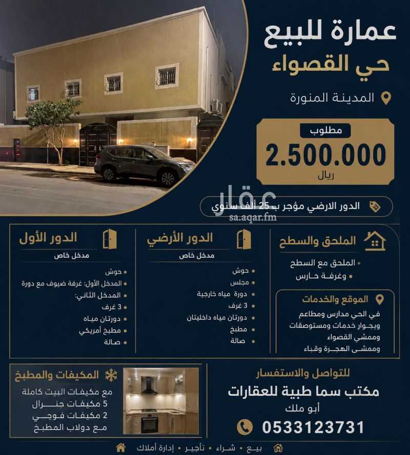 5 bedroom building in Al Qaswa, Madinah