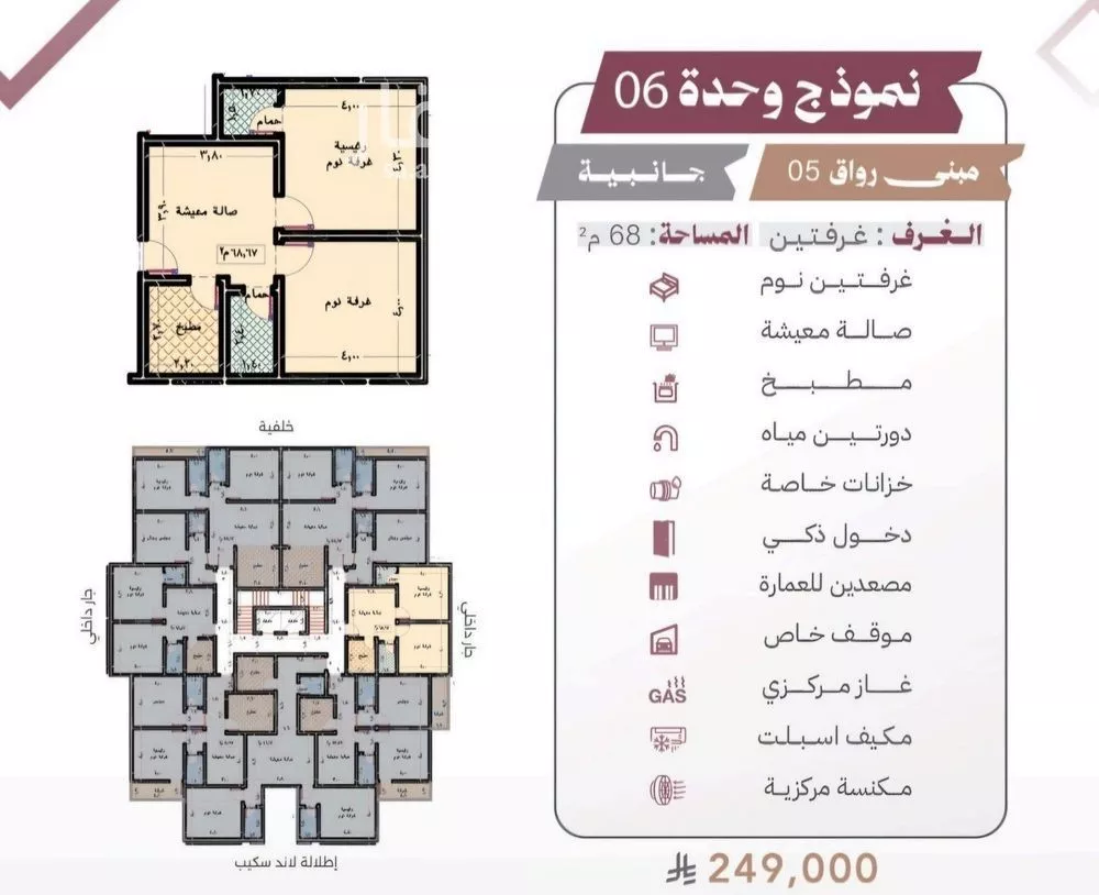 شقة 2 غرف في الصفا، جدة 4