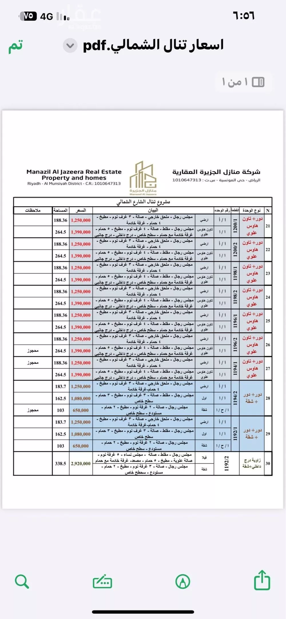 4 bedroom villa in Al Rimal 16