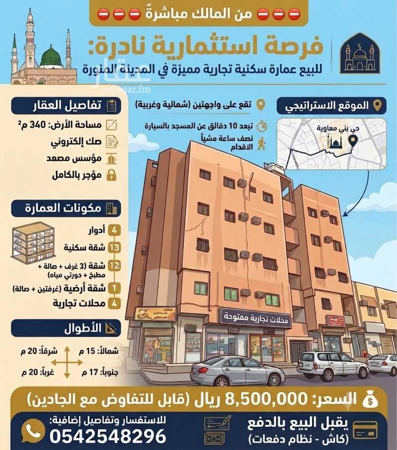 39 bedroom building in Bani Muawiyah, Madinah