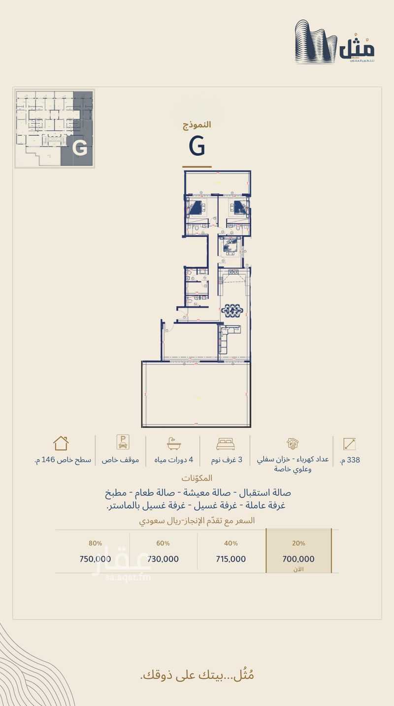 4 bedroom apartment in Al Salamah, Makkah 10