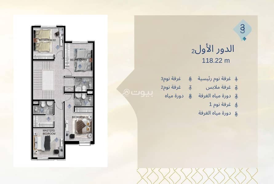 4 bedroom villa in At Taawon, Jeddah 3