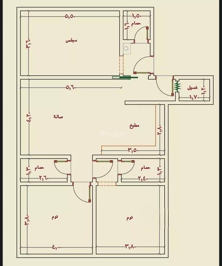 2 bedroom apartment in Al Lulu, Jeddah 4