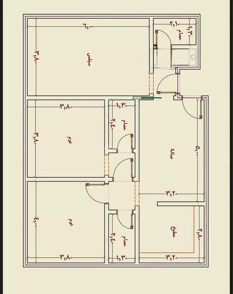 2 bedroom apartment in Al Lulu, Jeddah 8