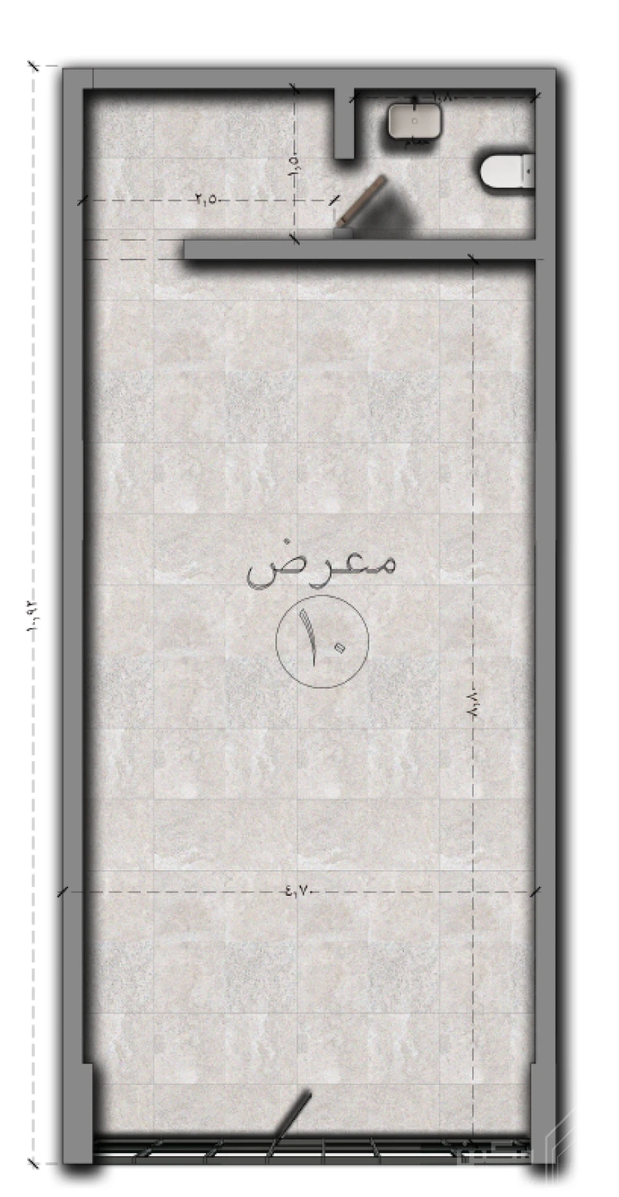 مكين 65 - وحدة معرض 10-65