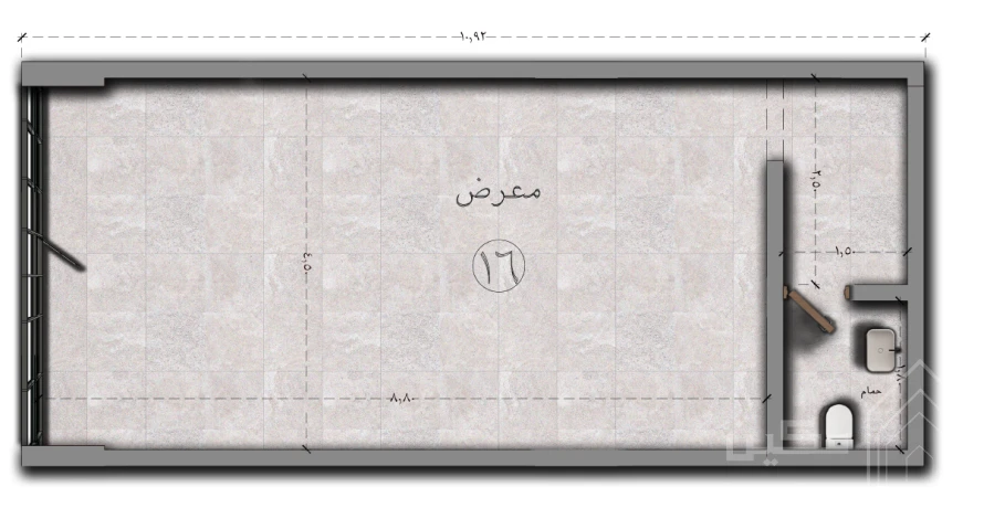 مكين 65 - وحدة معرض 16-65