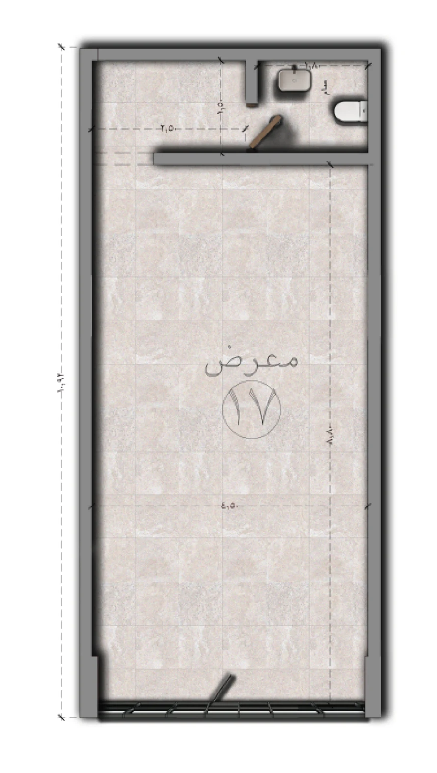 مكين 65 - وحدة معرض 17-65