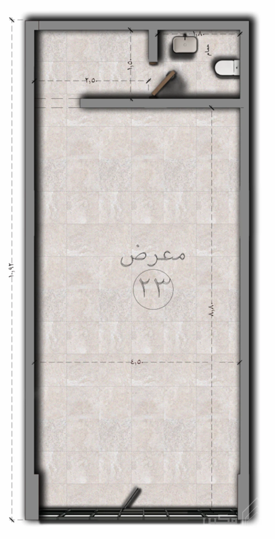 مكين 65 - وحدة معرض 23-65