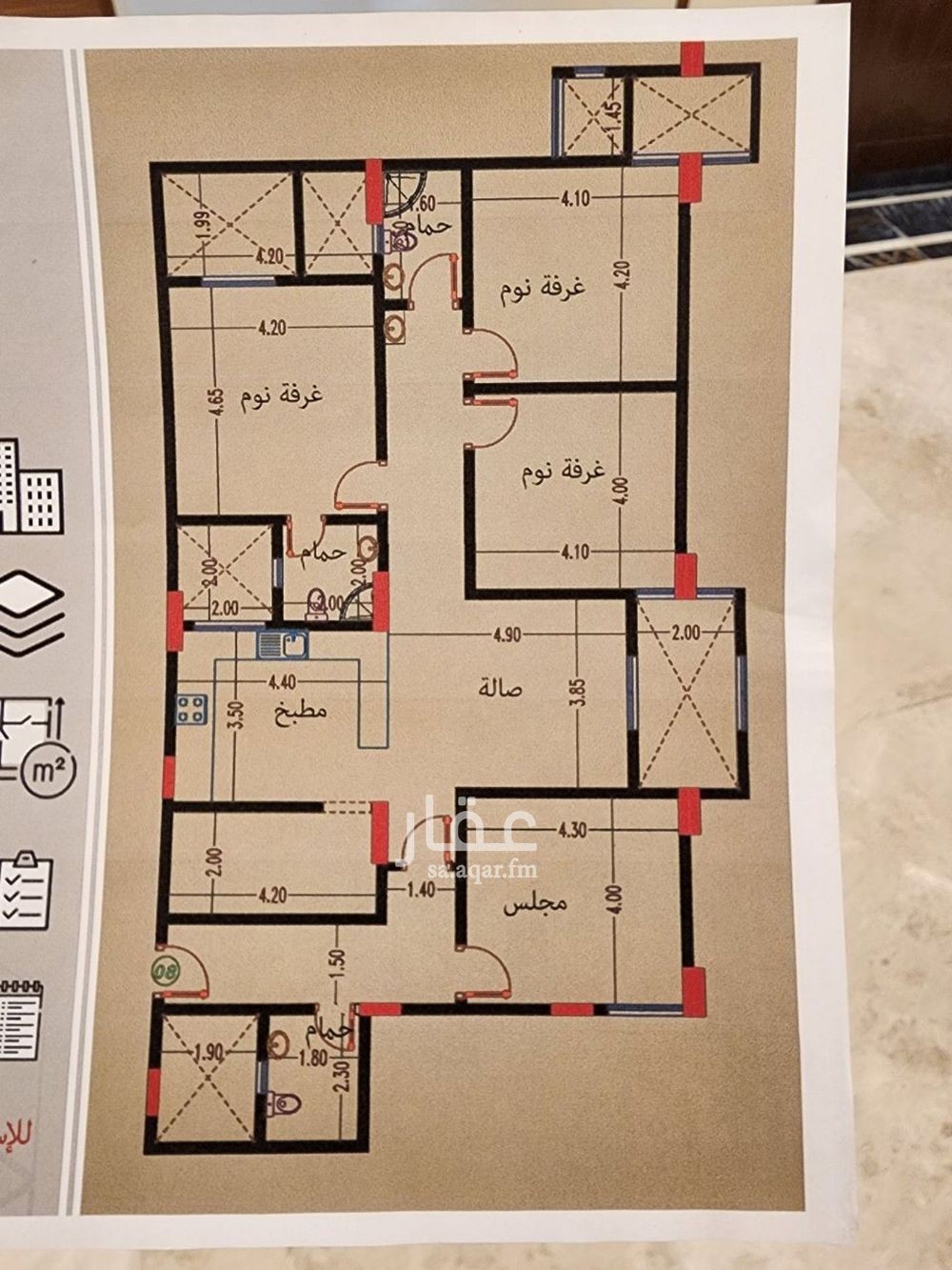 3 bedroom apartment in Al Munsiyah, Riyadh 6