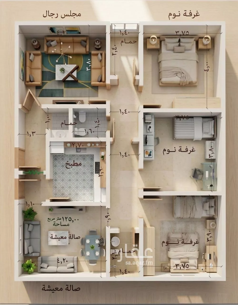 شقة 4 غرف في الجامعة، جدة 6