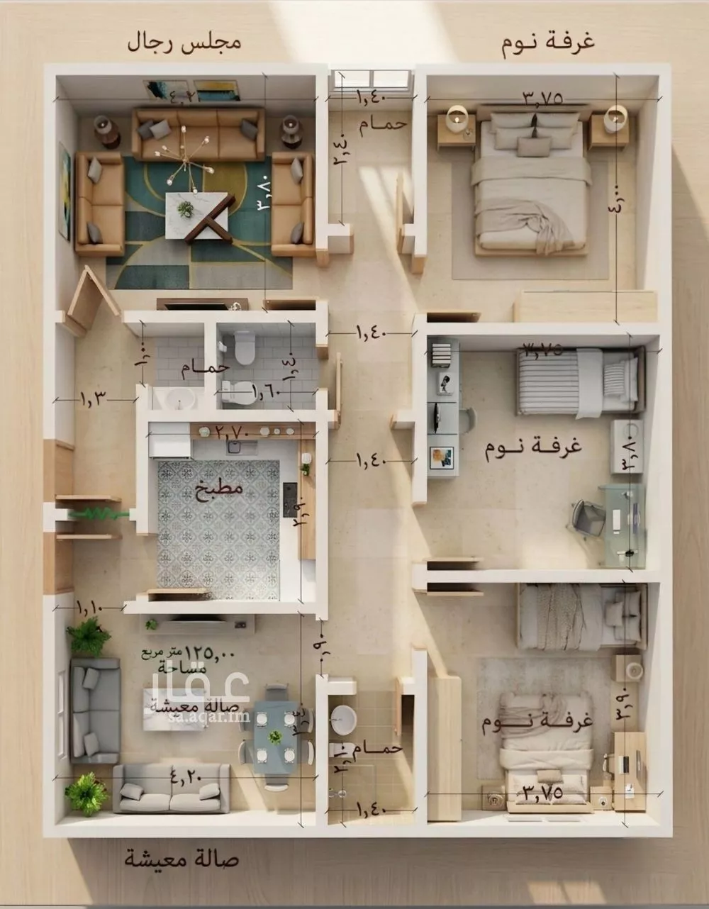 شقة 4 غرف في الجامعة، جدة 7