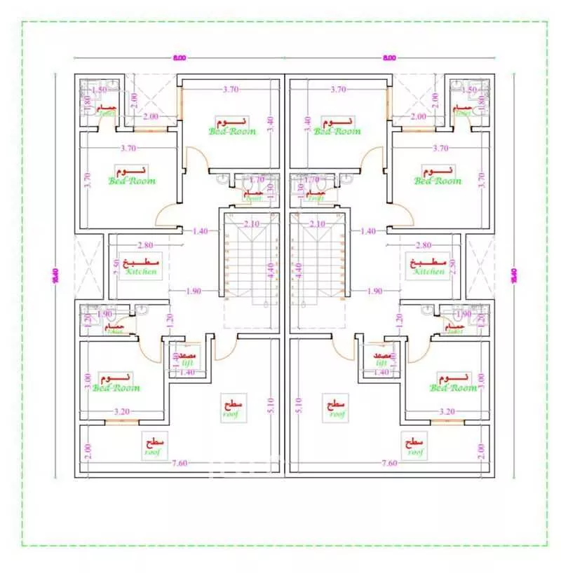 7 bedroom apartment in Al Farouq 2
