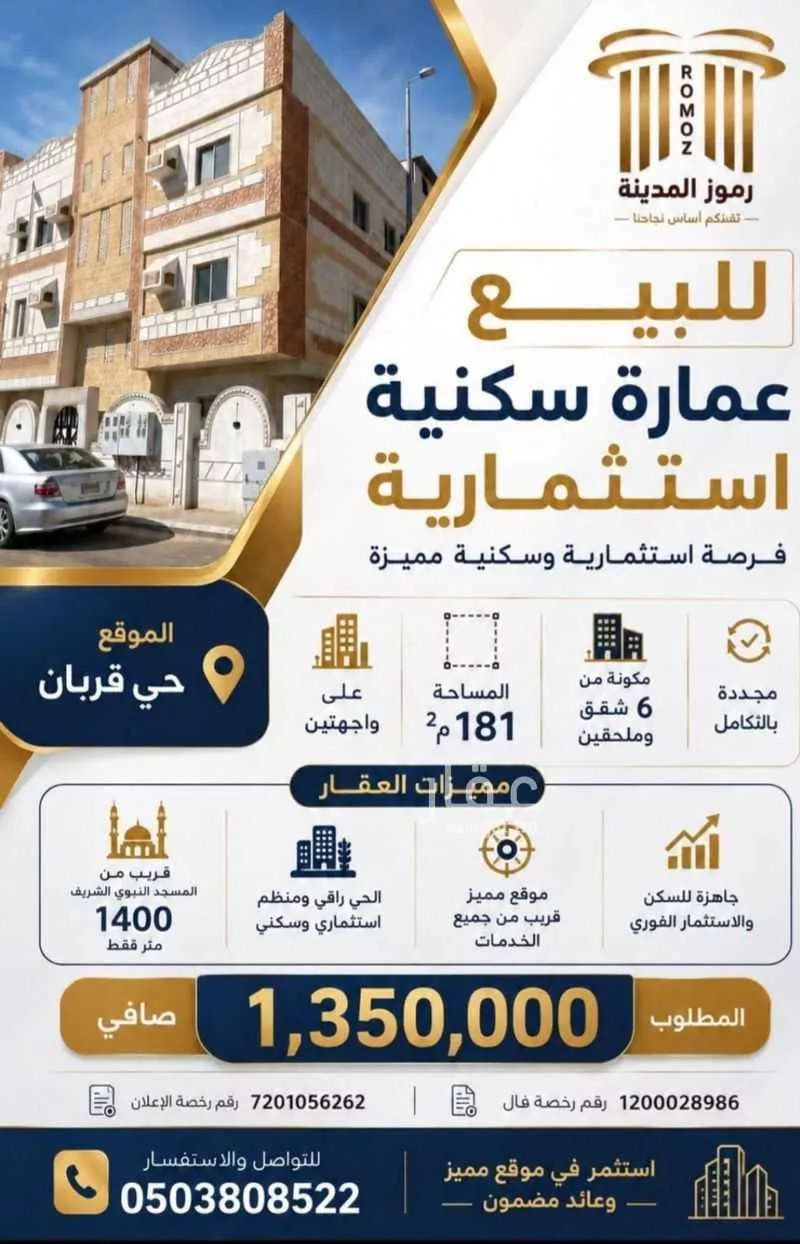 عقار 22 غرف في قربان، المدينة المنورة