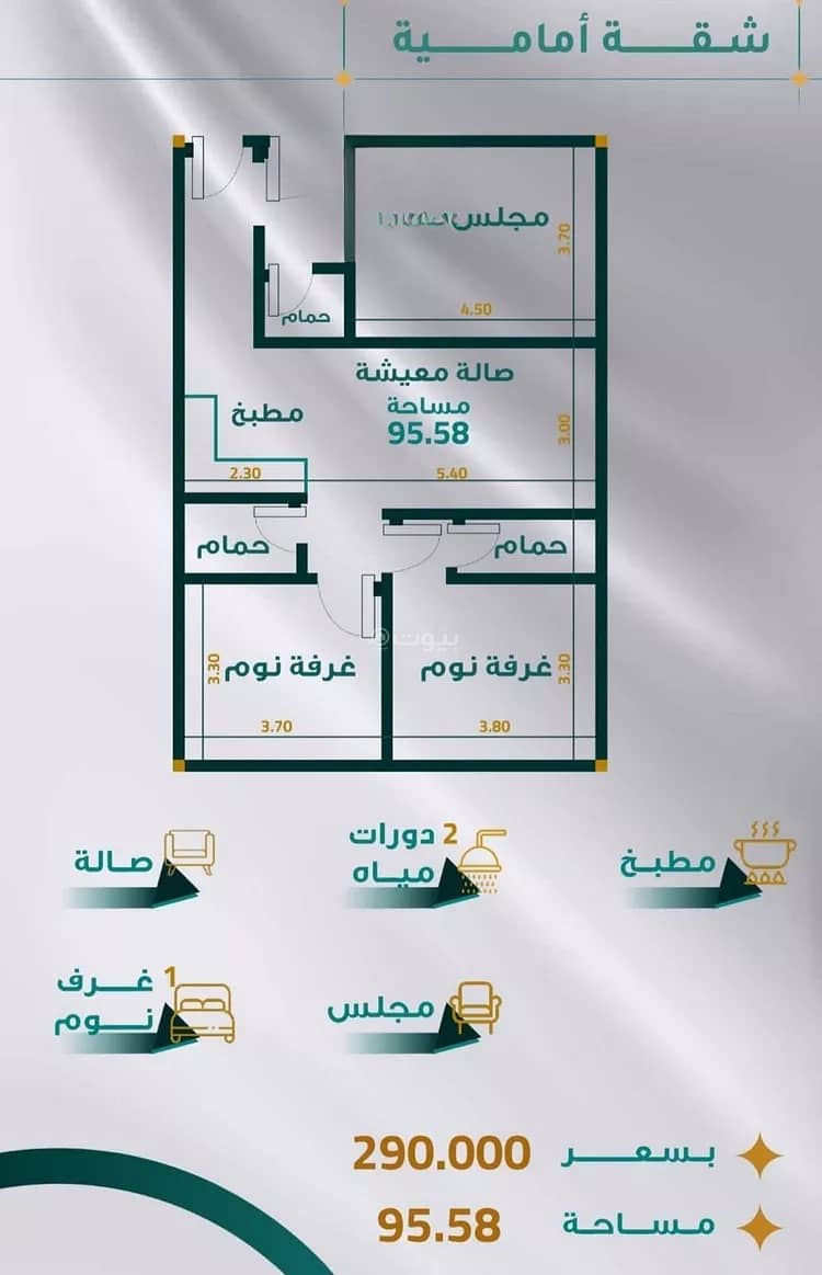 3 bedroom apartment in Muraykh, Jeddah 5